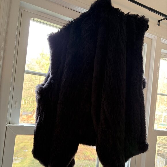 Real rabbit fur vest - Picture 2 of 3